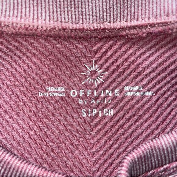 OFFLINE By Aerie Seamless Macrame Longline Sports Bra in Earthen Small - Picture 5 of 13